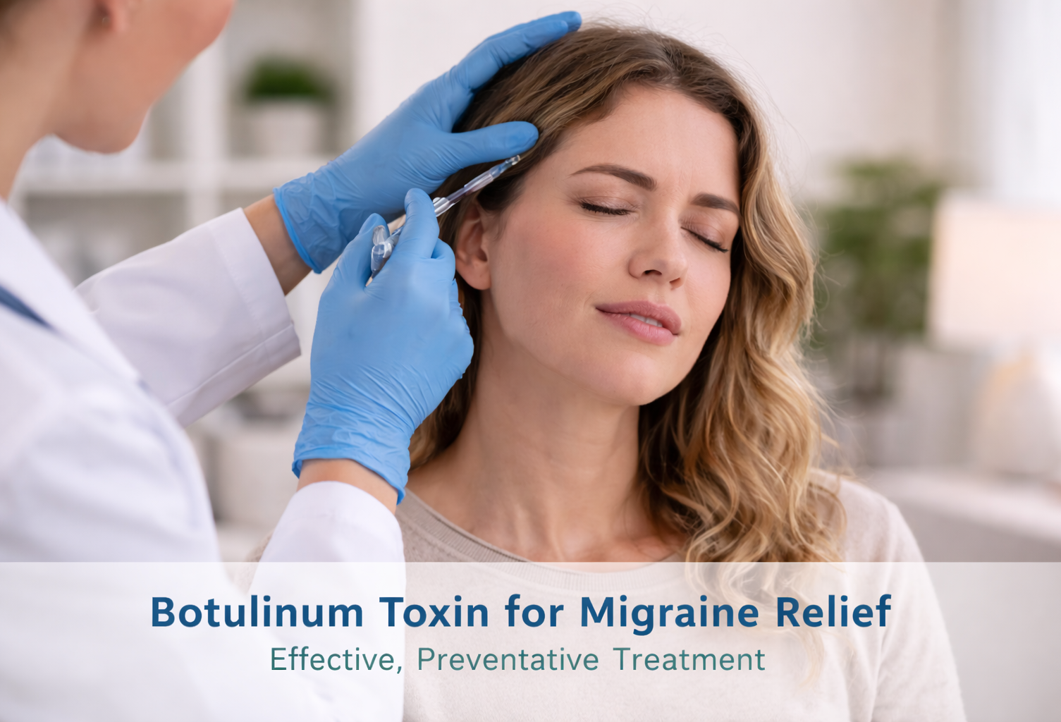 Injectables for migraine pain relief